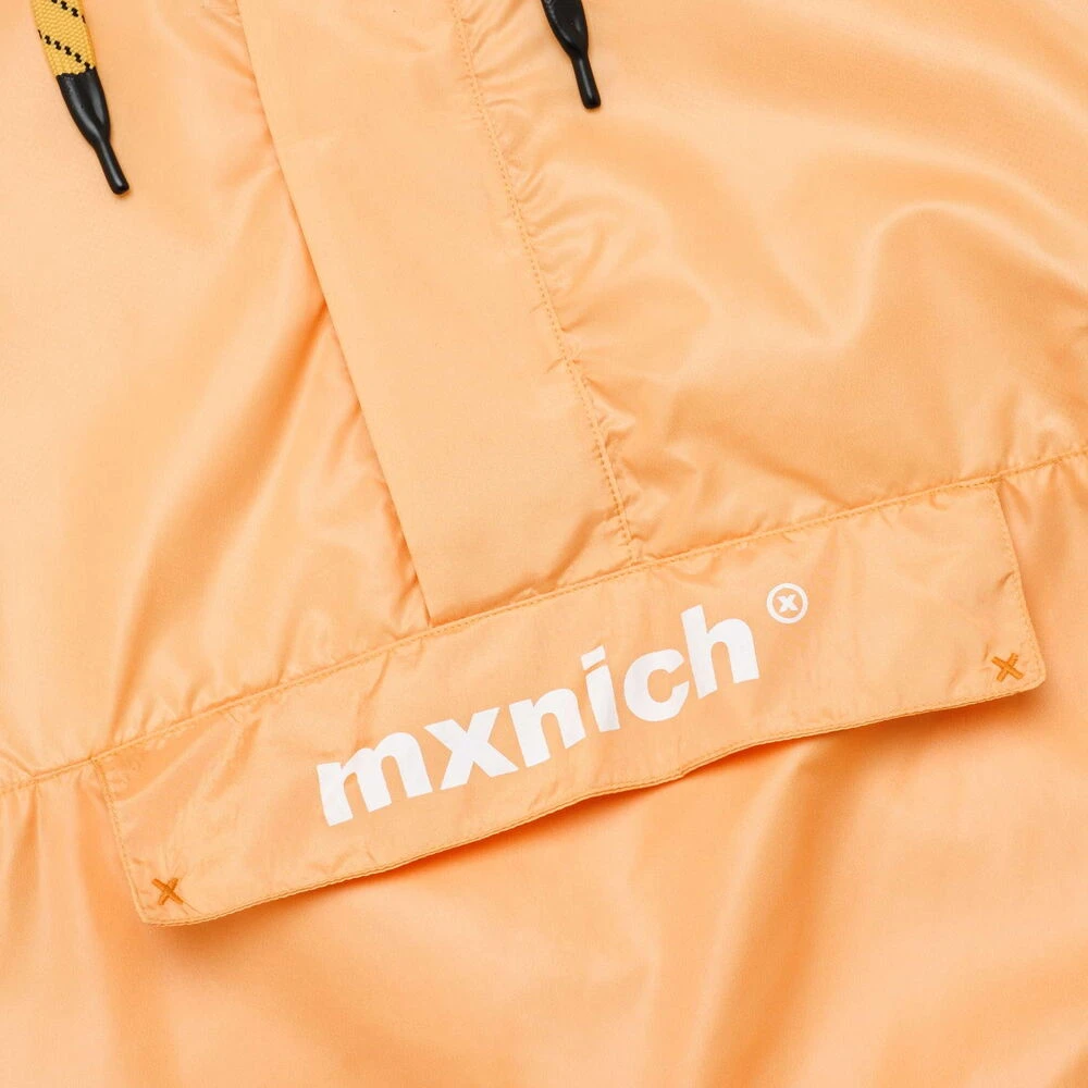 Munich Oversize Hooded Windbreaker Orange Heren