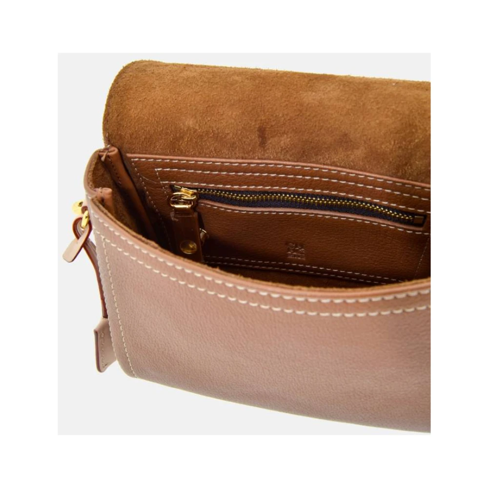 Carolina Herrera Vergrendelde Mini Crossbody Tas Brown Dames