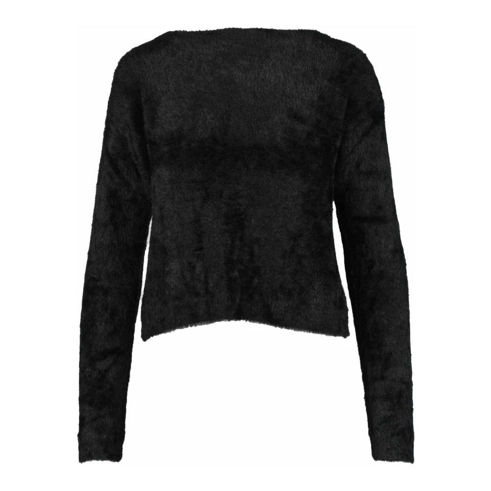 Kaos Stijlvolle Nylon Top Black Dames