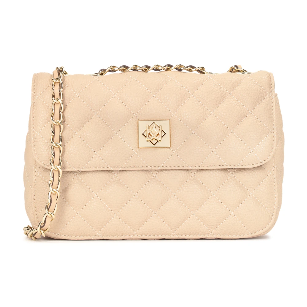 Kazar Gewatteerde zachte leren tas Beige Dames