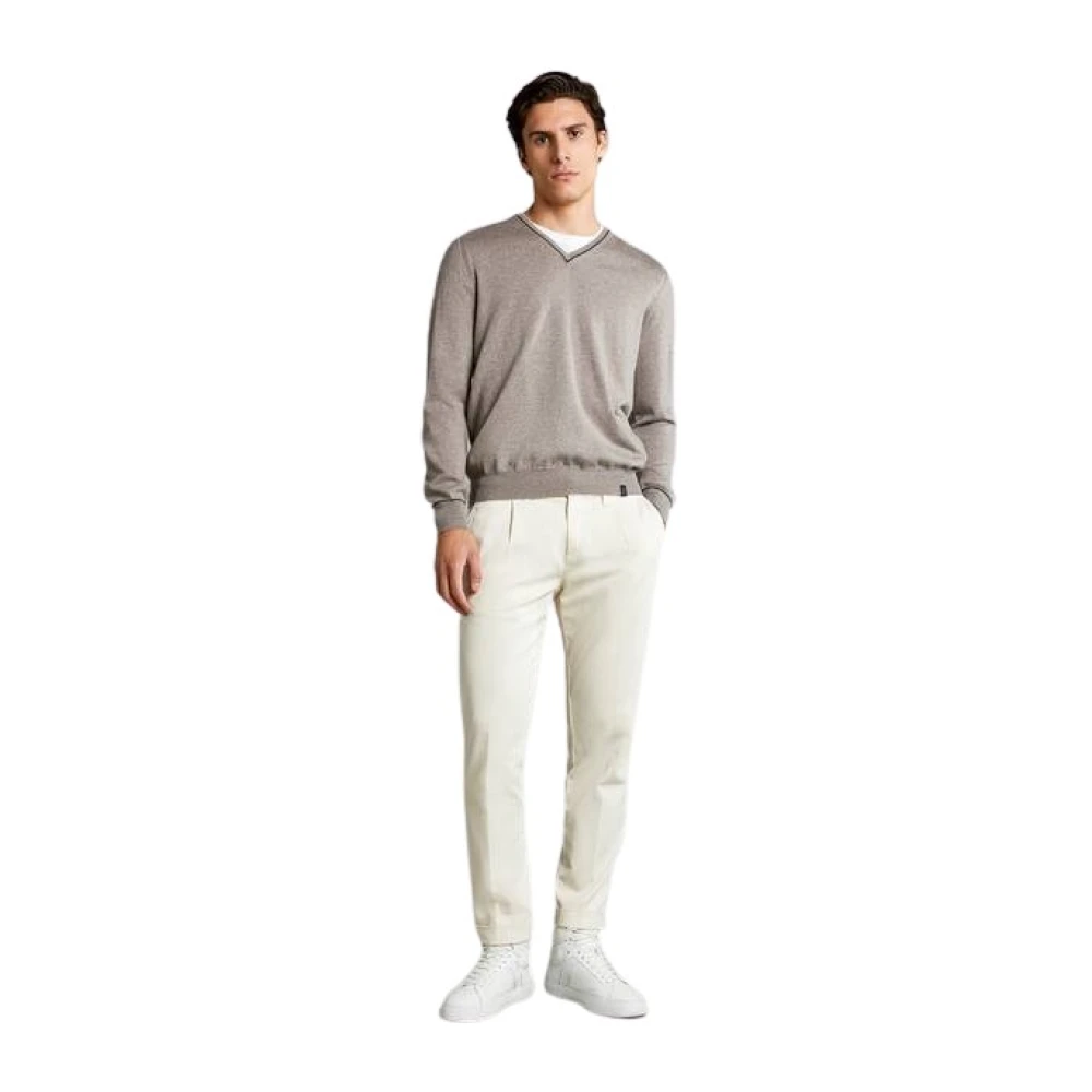 Knitwear > V-neck Knitwear - - Fay - Modalova