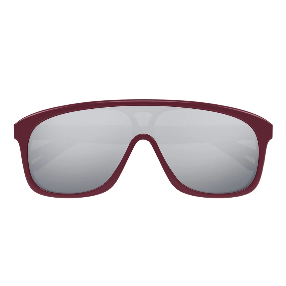 Chloé Sportiga Pilot Solglasögon med Silverfärgade Spegellinser Red, Dam