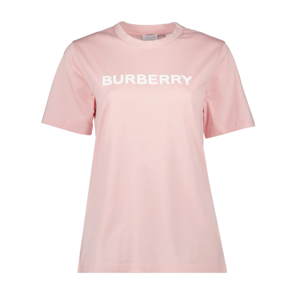 Burberry Logo Print T-Shirt Pink, Dam