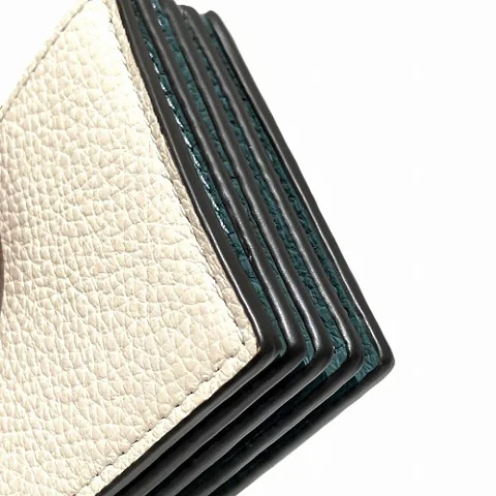 Coach Pre-owned Leather home-office Beige Dames