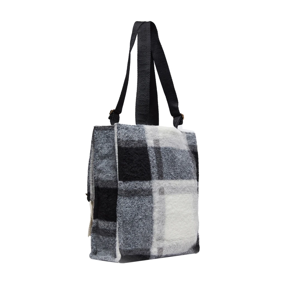 Liu Jo Elegante Zwarte Shopper Tas Multicolor Dames