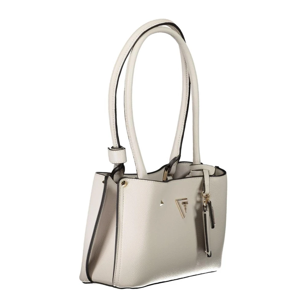 Guess Grijze Gestructureerde Polyethyleen Handtas voor Vrouwen Gray Dames