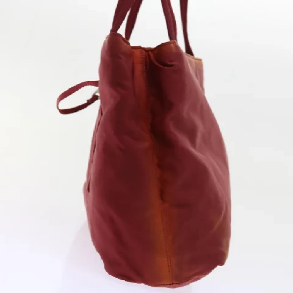 Prada Vintage Pre-owned Fabric prada-bags Red Dames