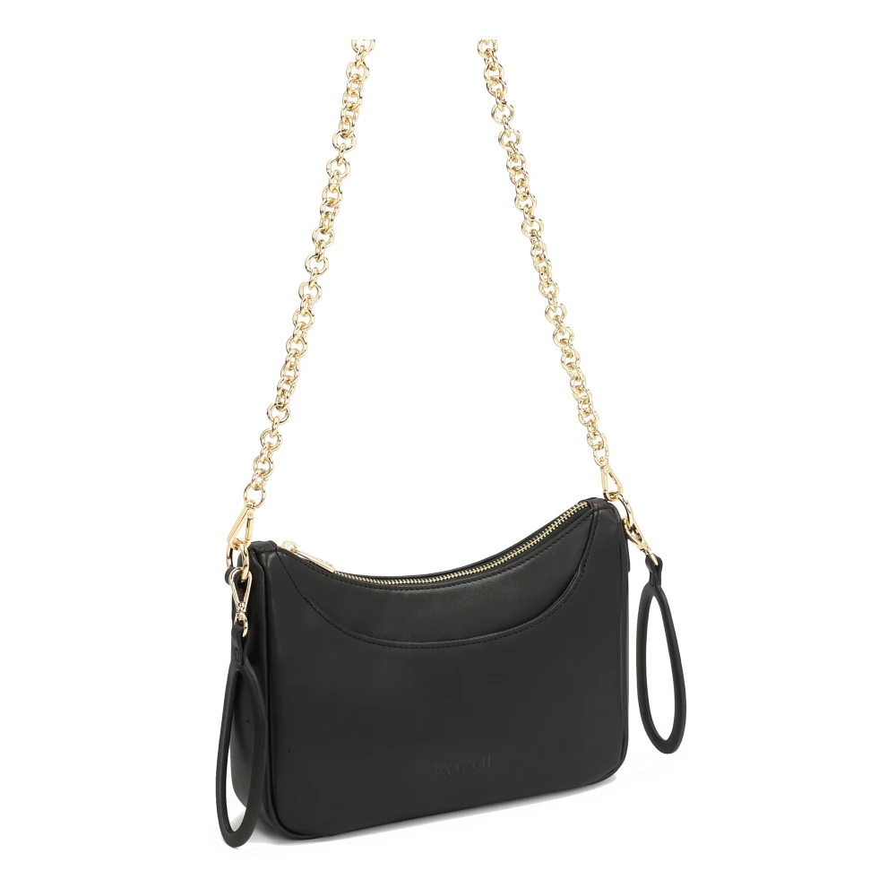 Kazar Zwarte tas aan een riem met de mogelijkheid om aan een kinderwagen te bevestigen Black Dames