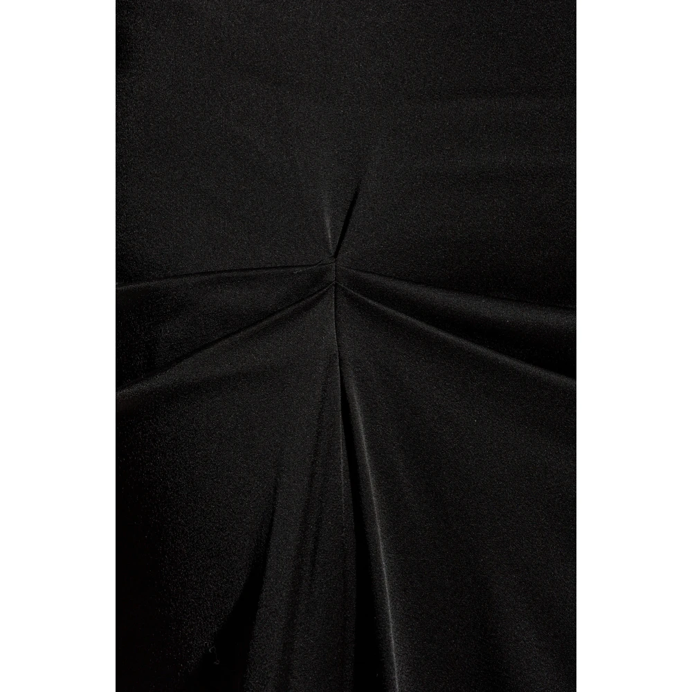 Victoria Beckham Gedrapeerde rok Black Dames