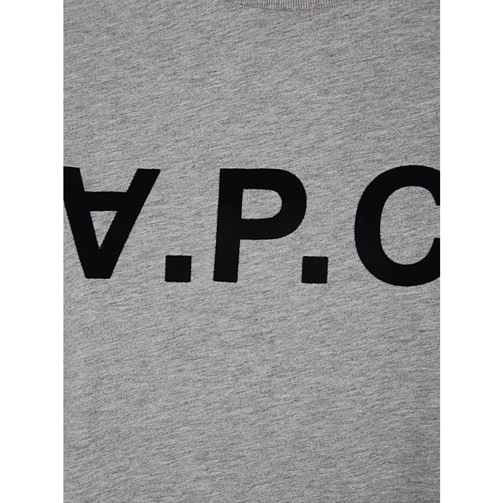 A.p.c. Donkerblauw Chino T-shirt Gray Dames