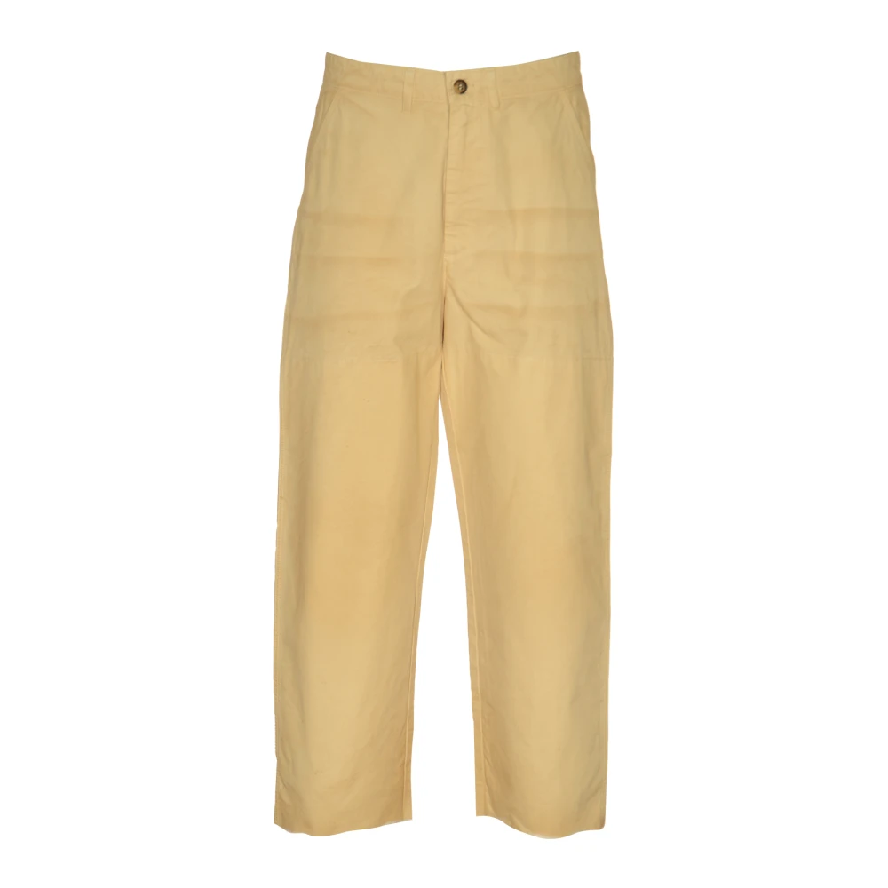 Golden Goose Journey Loose Katoenen Broek Beige Heren