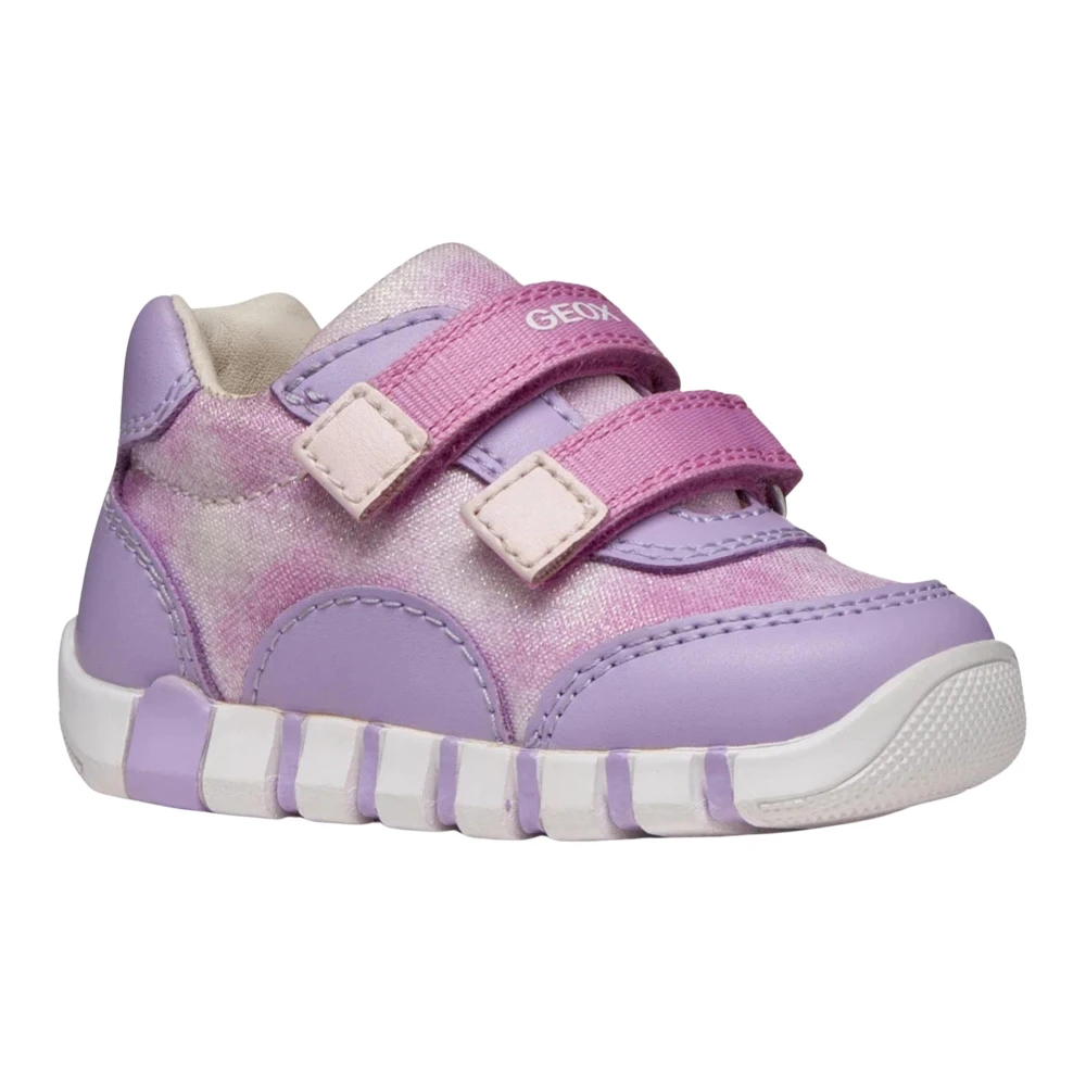 Geox Lupidoo Touch 'N' Close Trainers Lilac Size 22 Kids - La Redoute - Image 3