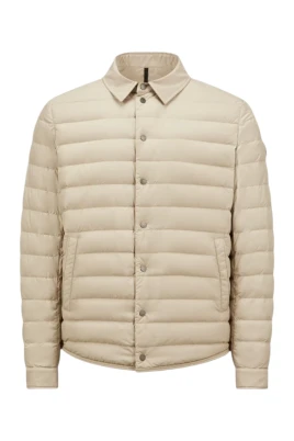 Beige Down Shirt Jacket AirSoft