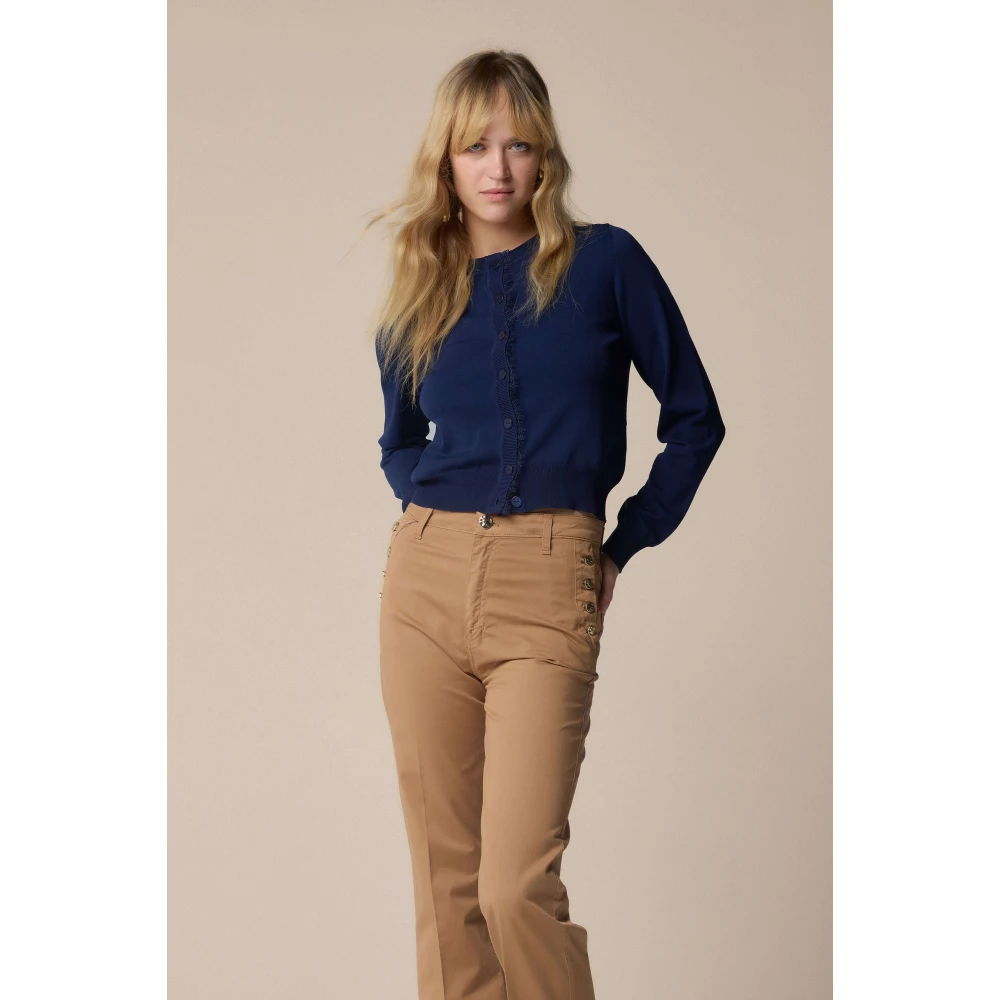 Kocca Stijlvolle Cardigans voor elke gelegenheid Blue Dames