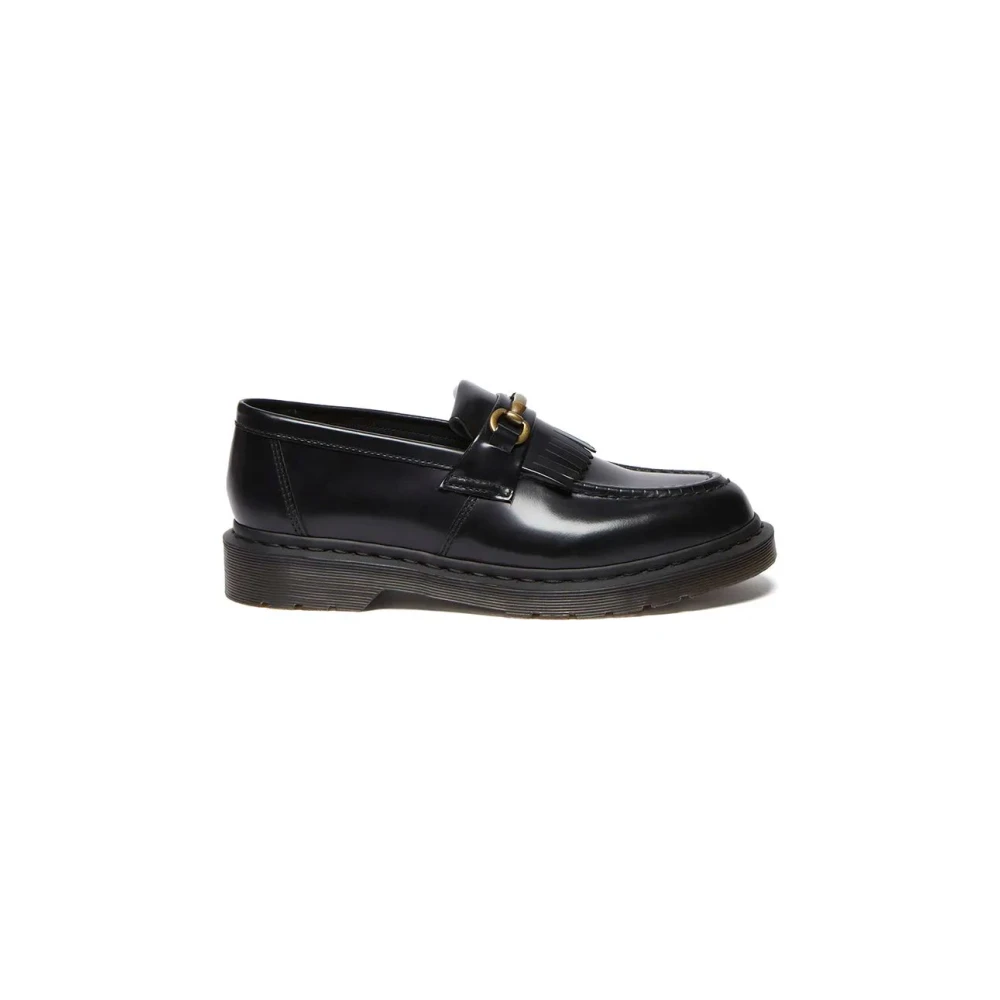 Dr. Martens Mocassini Adrian Snaffle Pelle Polished Smooth Con Nappe Scarpe Nero Uomo Taglia 41 - Immagine 3