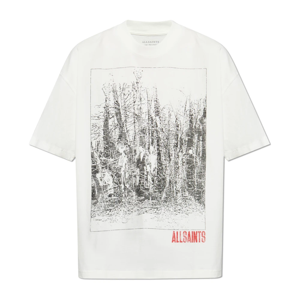 AllSaints Bracken T-shirt White Heren