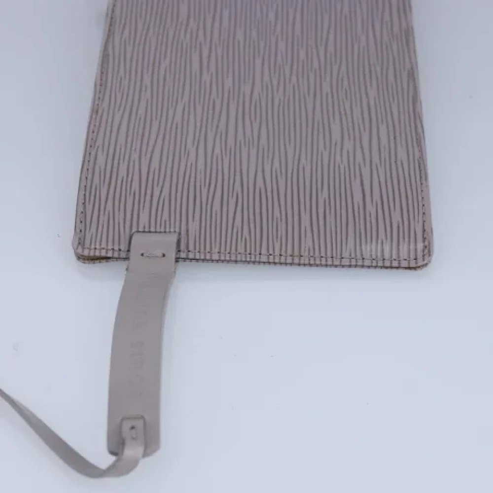 Louis Vuitton Vintage Pre-owned Leather pouches Purple Dames
