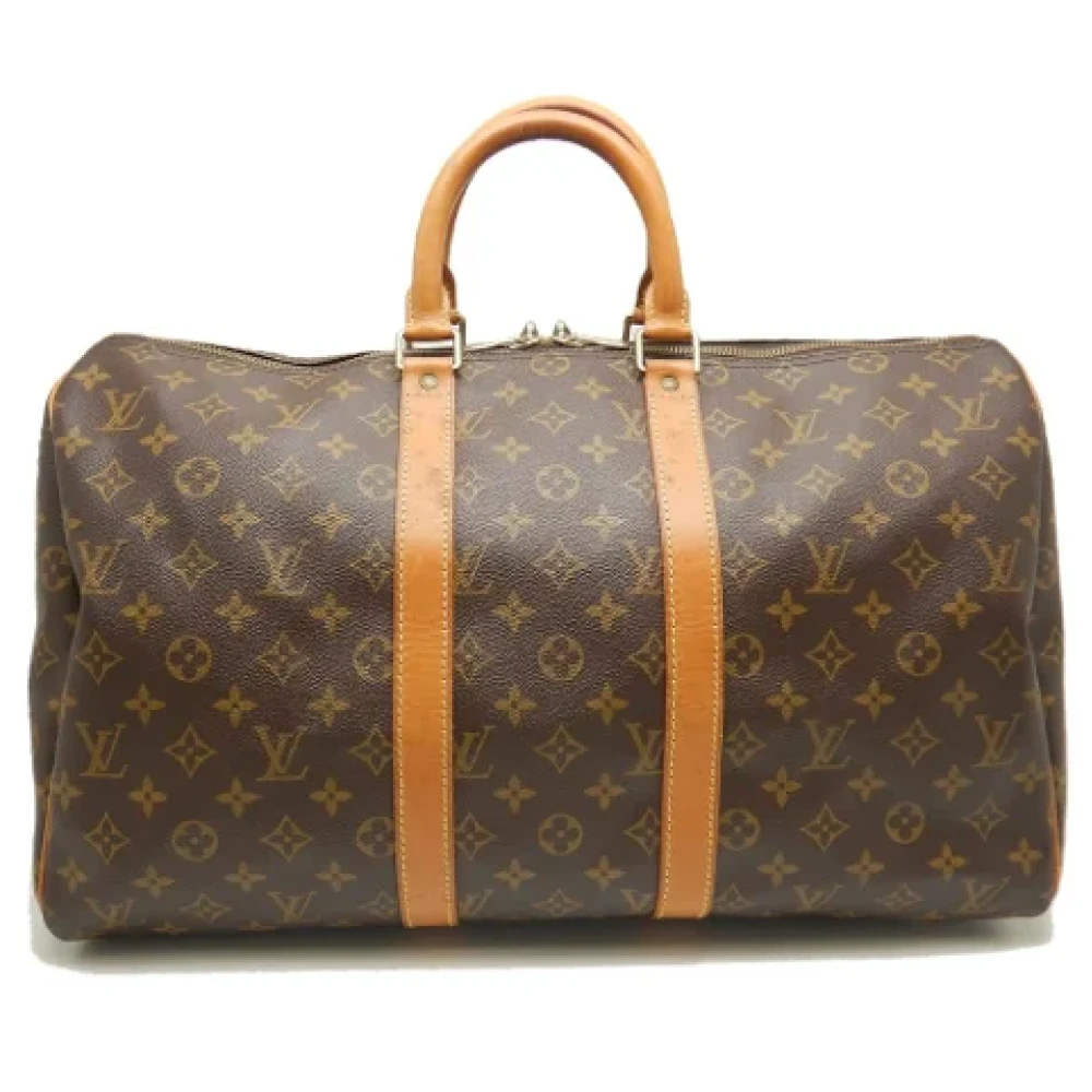 Louis Vuitton Vintage Pre-owned Canvas travel-bags Brown Dames