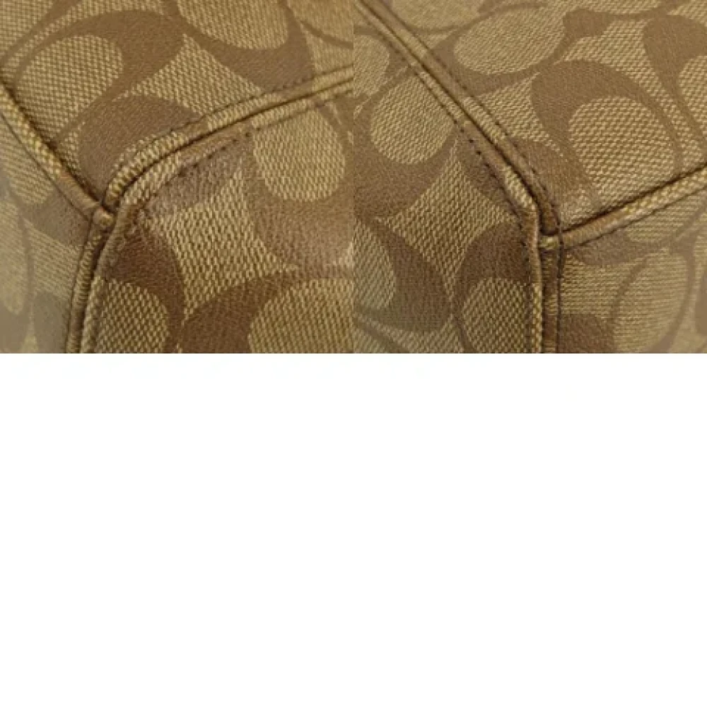 Coach Pre-owned Plastic totes Brown Dames