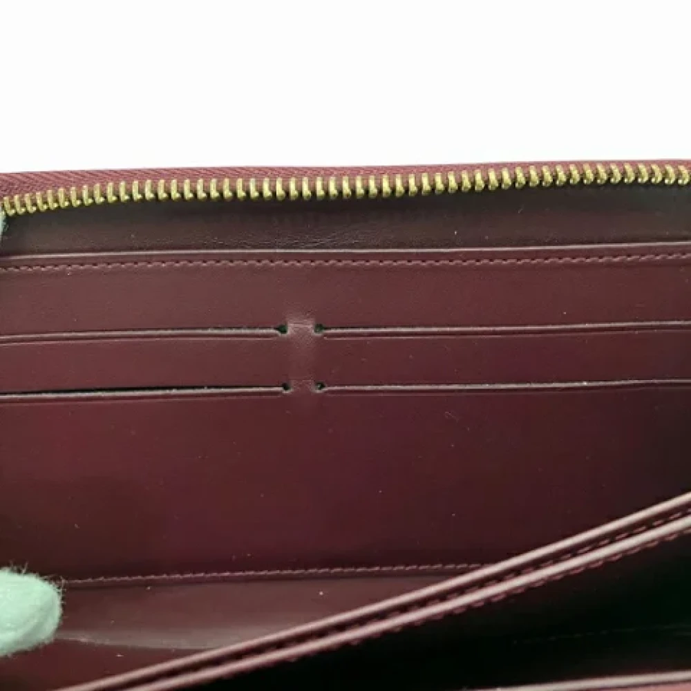 Louis Vuitton Vintage Pre-owned Fabric wallets Red Dames