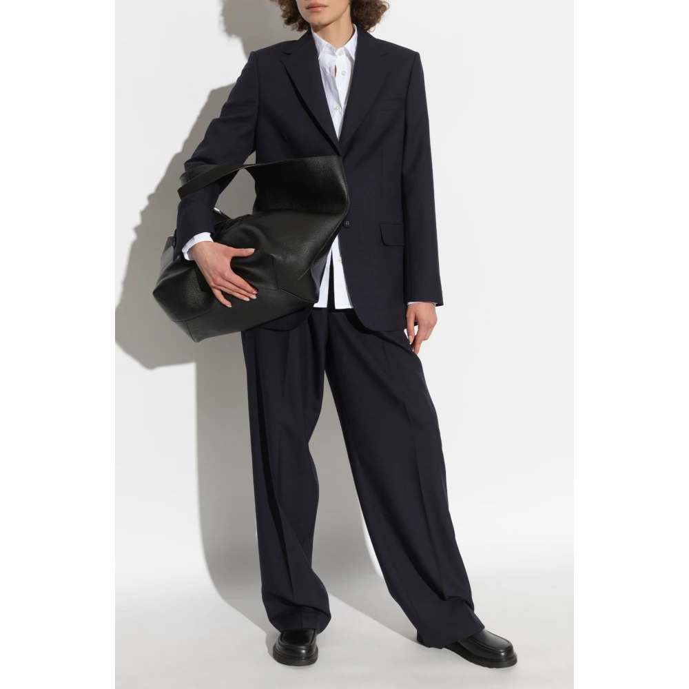 Officine Générale Blazer met open revers Blue Dames