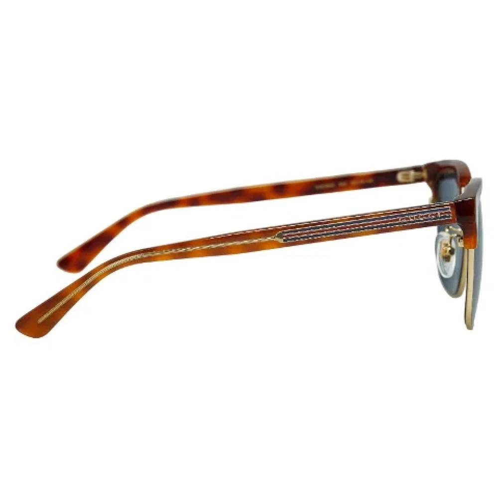 Gucci Vintage Pre-owned Plastic sunglasses Brown Dames