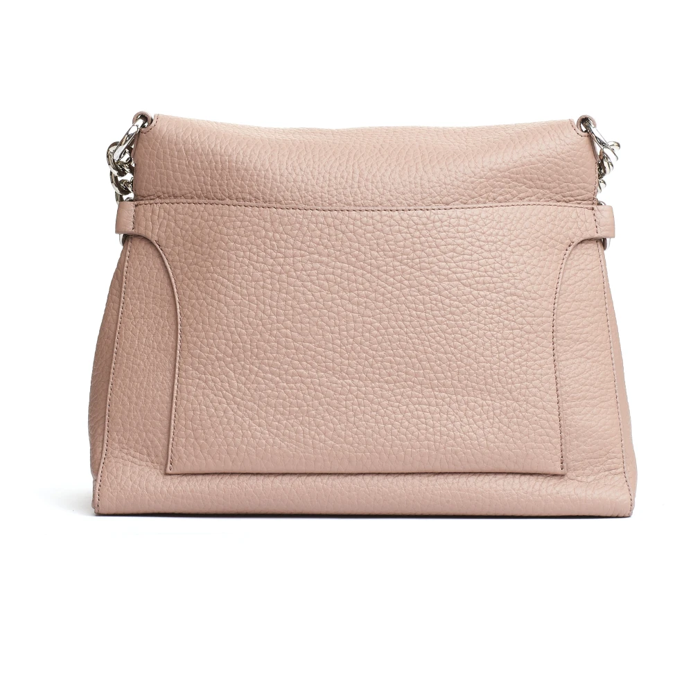 Orciani Stijlvolle Cipria Handtas met Kettinghengsel Brown Dames