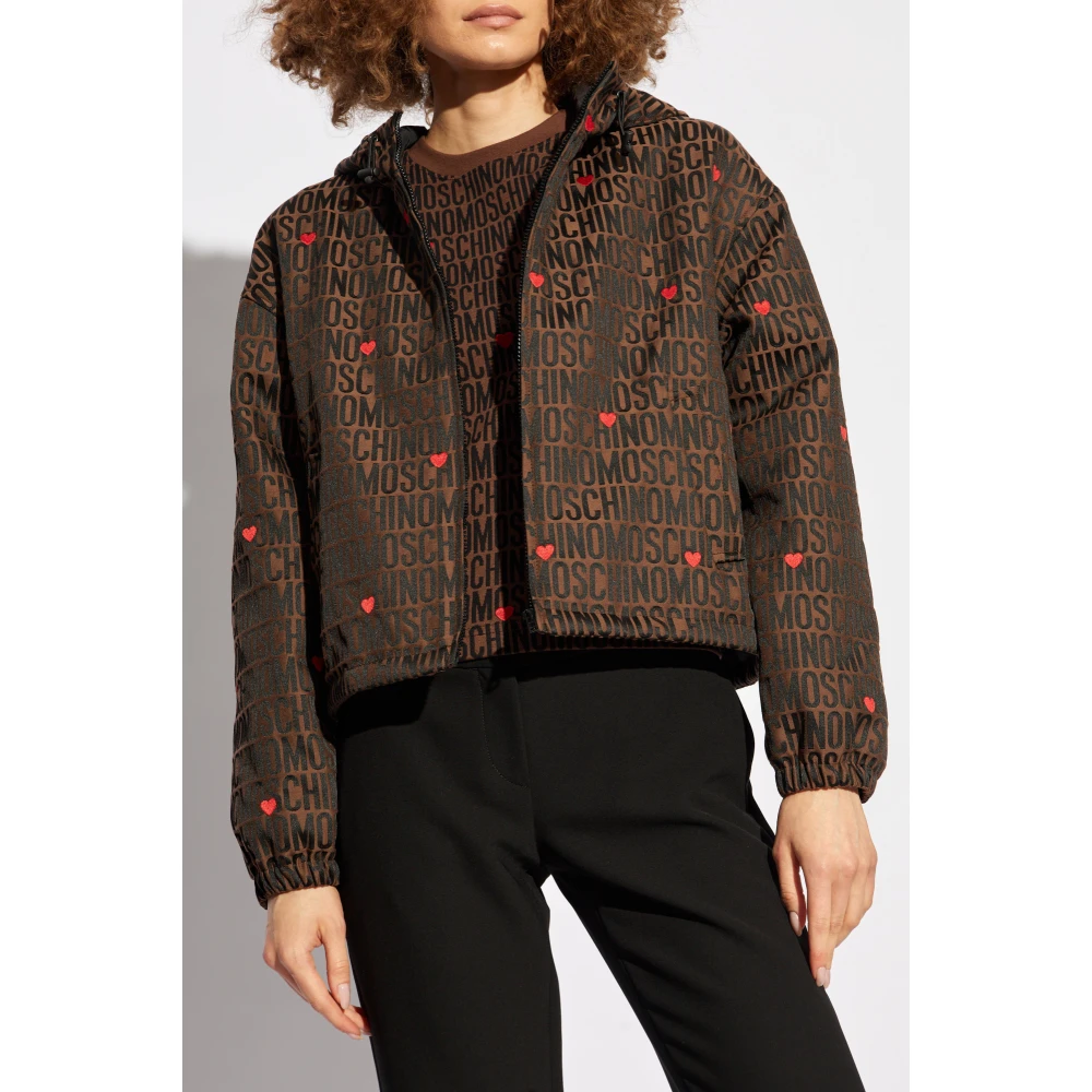 Moschino Capuchonjas Brown Dames