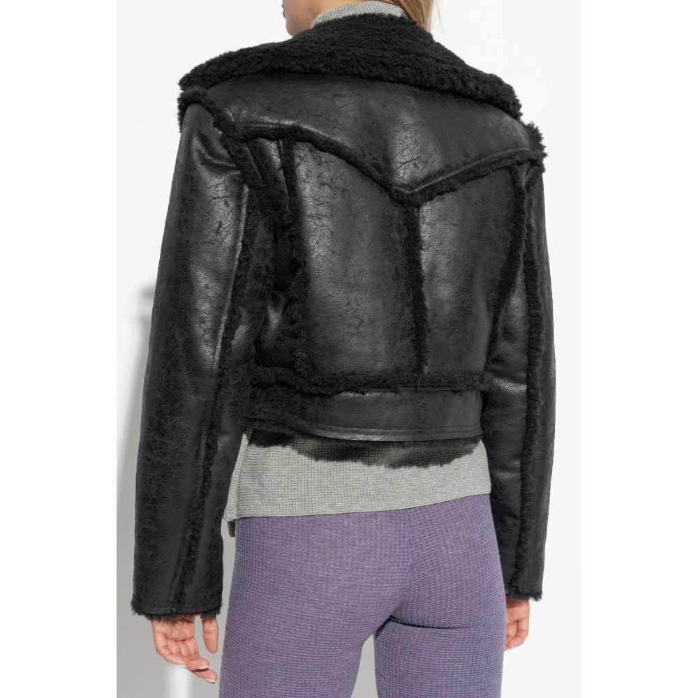 Stand Studio Shearling jas Nyrah Black Dames