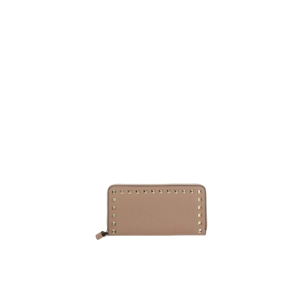 Valentino Garavani Rockstud ritsportemonnee in Poudre Pink Dames
