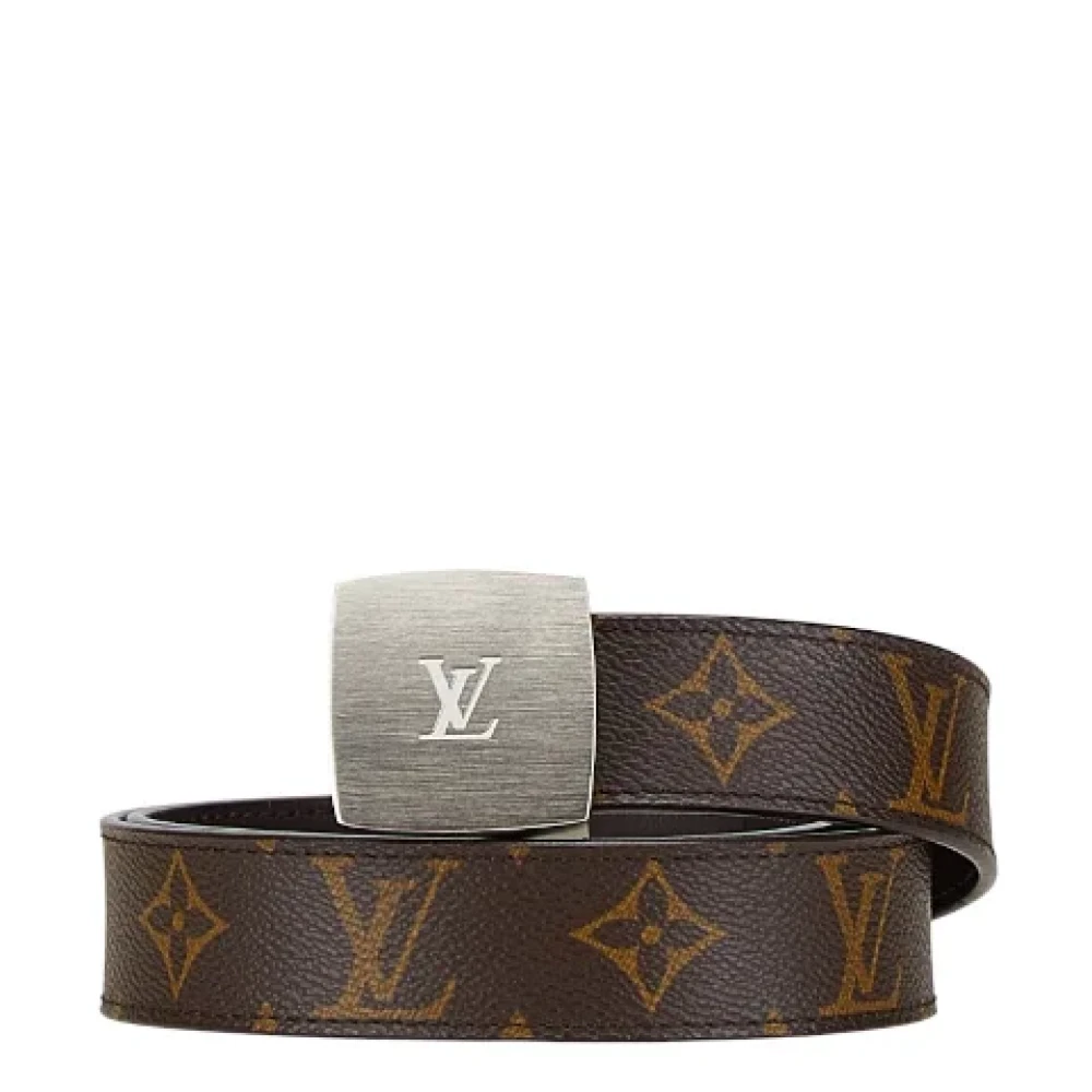 Louis Vuitton Vintage Pre-owned Canvas belts Brown Dames