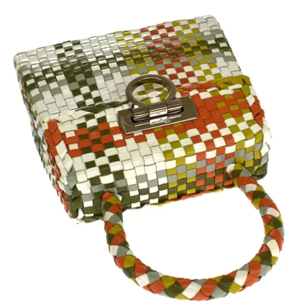 Salvatore Ferragamo Pre-owned Leather handbags Multicolor Dames
