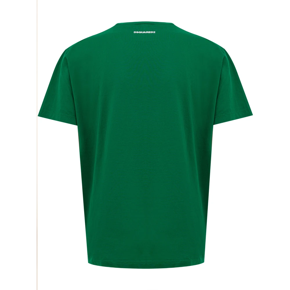 Dsquared2 Toronto's Caten T-Shirt Green Dames