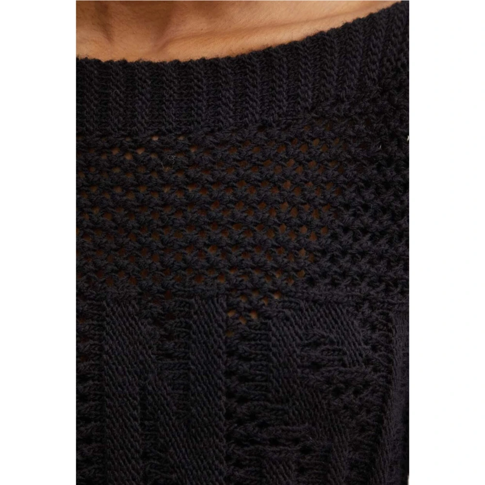 Twinset Bootnek Top Black Dames