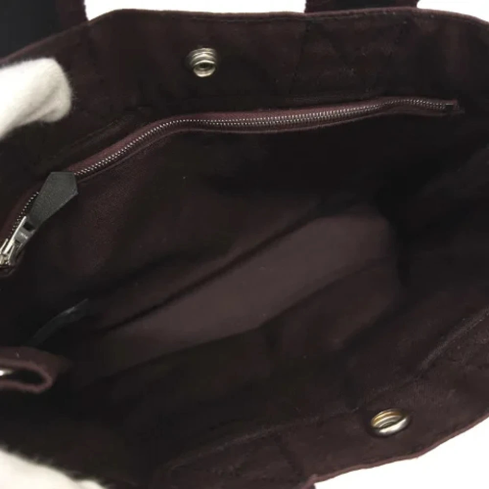 Hermès Vintage Pre-owned Canvas handbags Black Dames