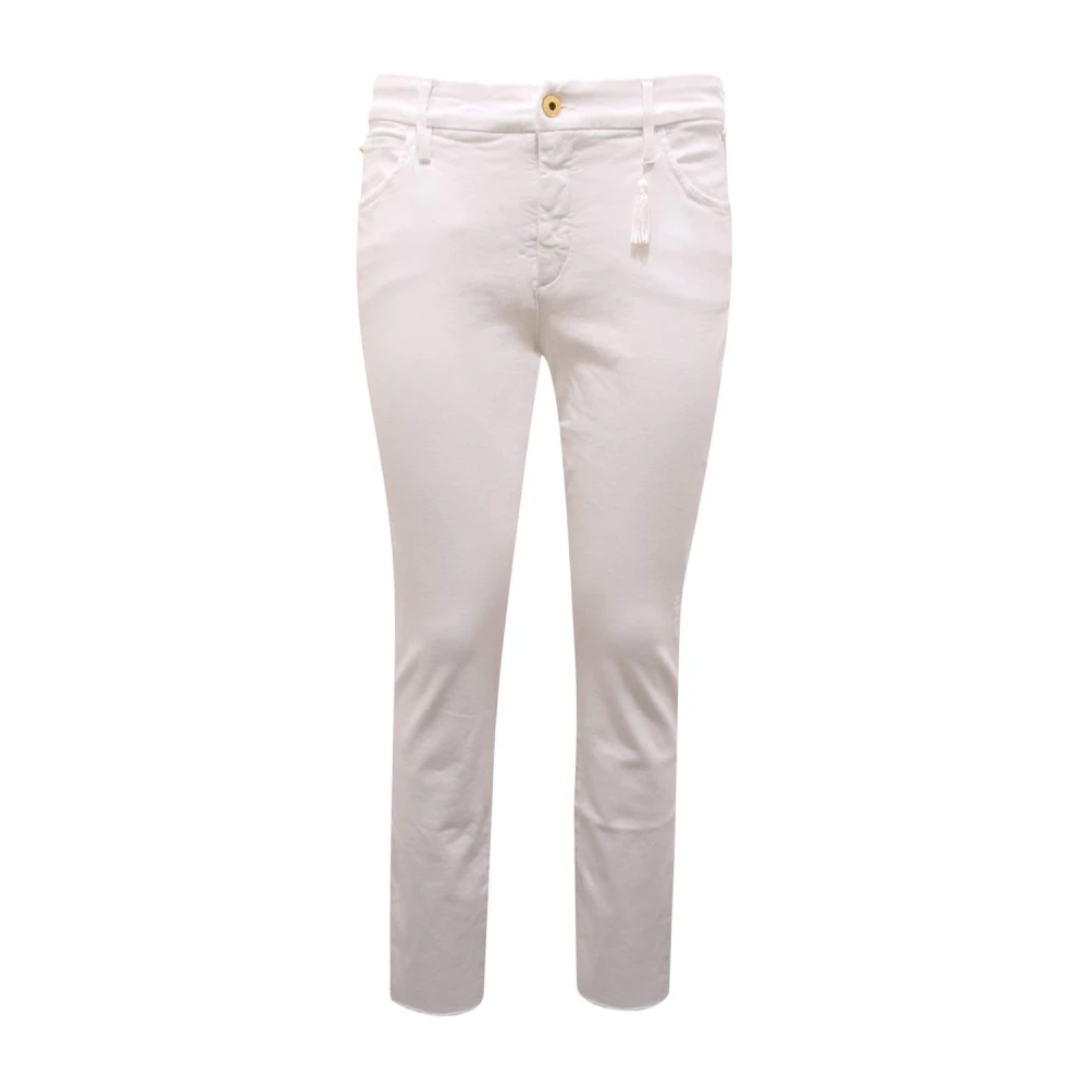 Cycle Women's White Brigitte Skinny Ankle Trousers