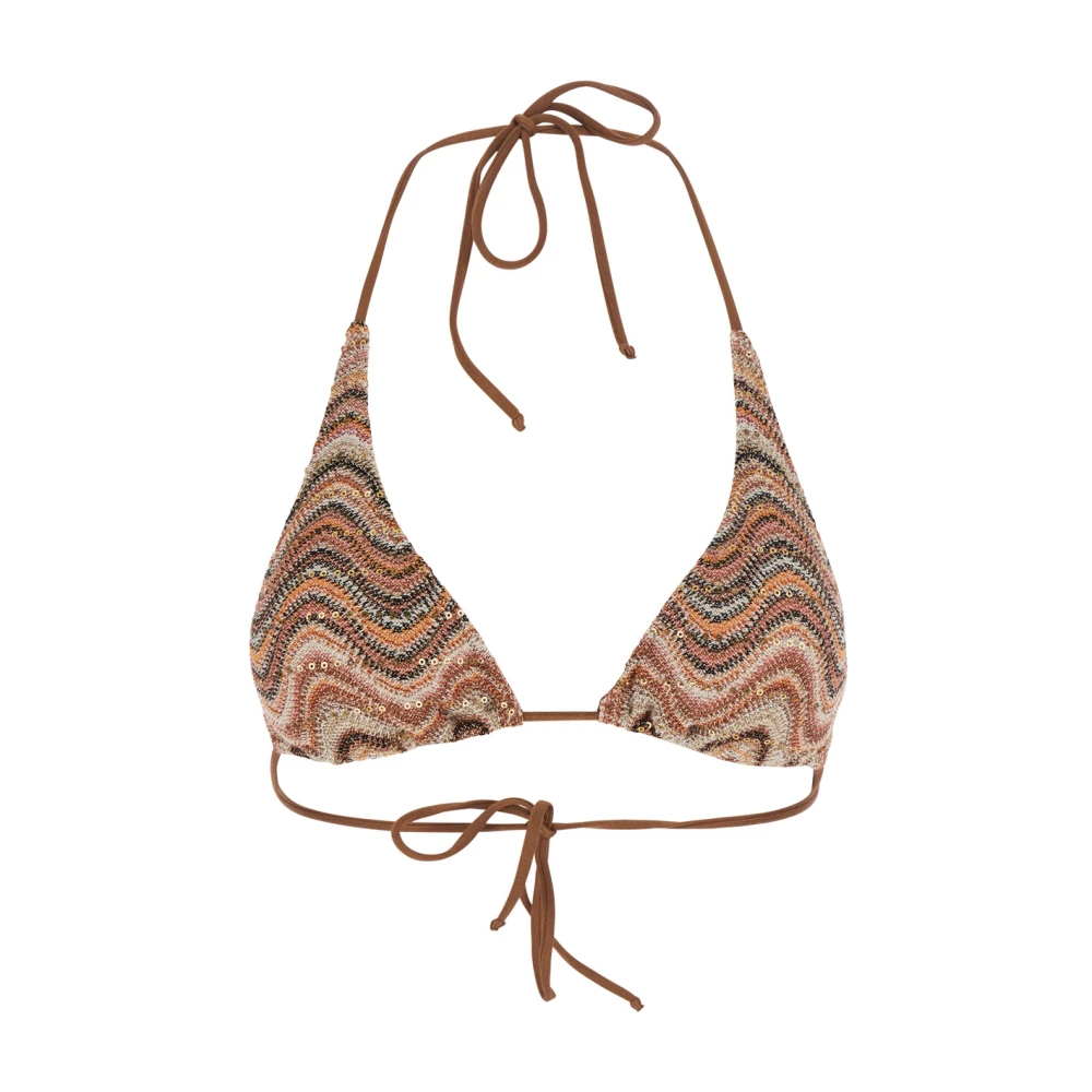 Mc2 Saint Barth Women's Multicolor Bikinis, M, Guiana Rachel Paillettes Bikini