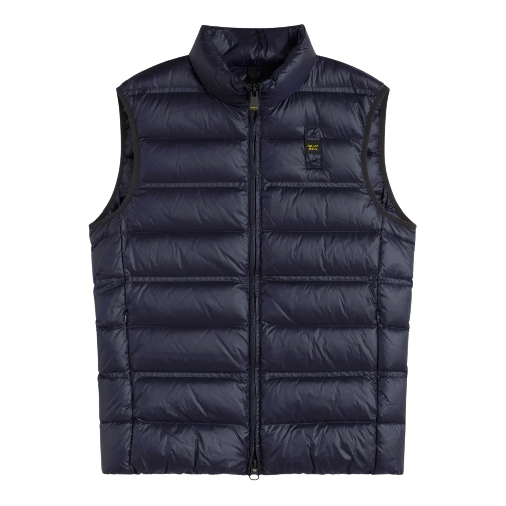 Blauer Gewatteerd vest Blue Heren