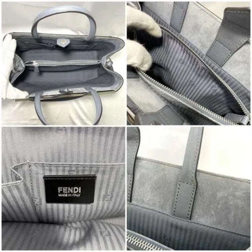 Fendi Vintage Pre-owned Leather totes Blue Dames