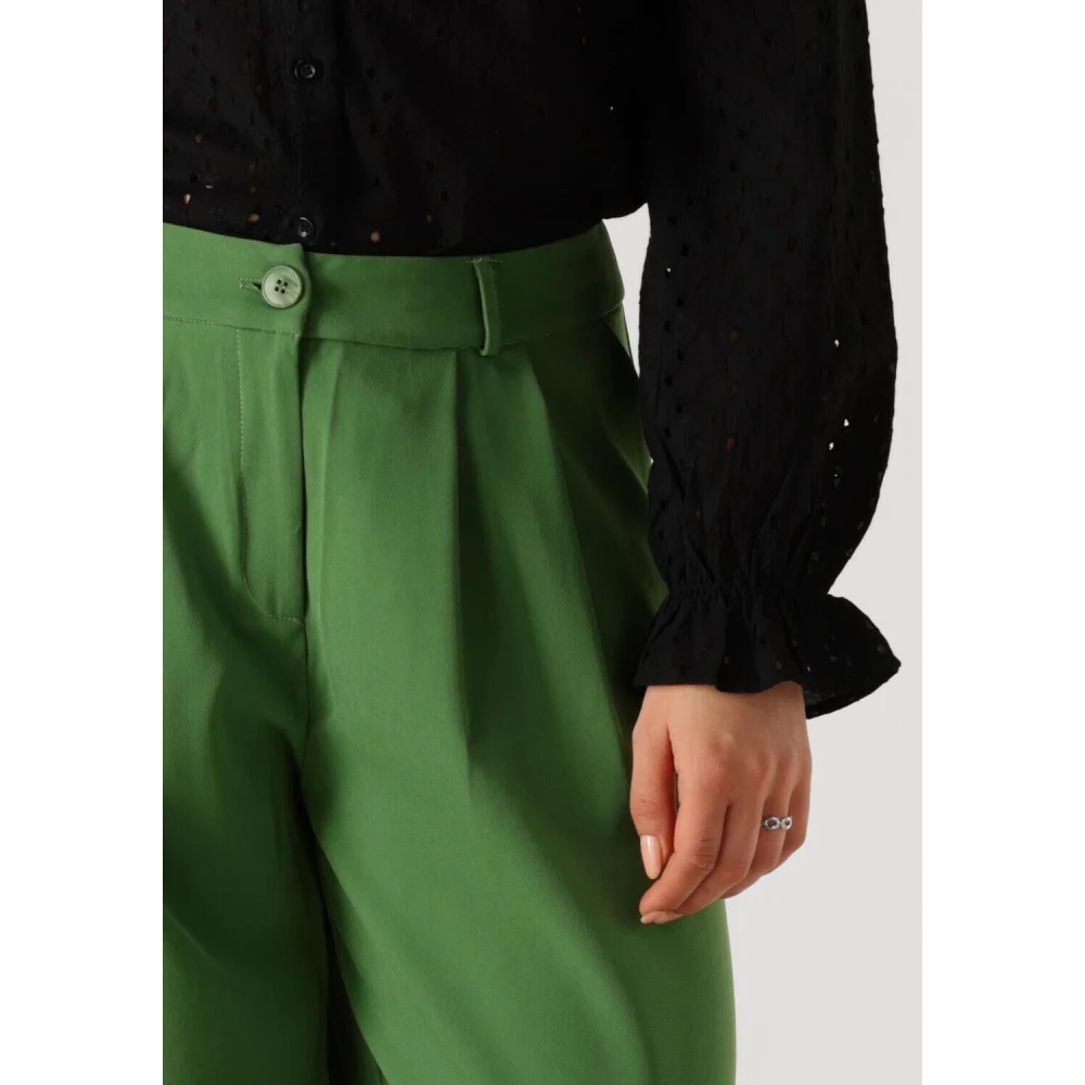 Ydence Elegante Groene Broek Phoebe Green Dames