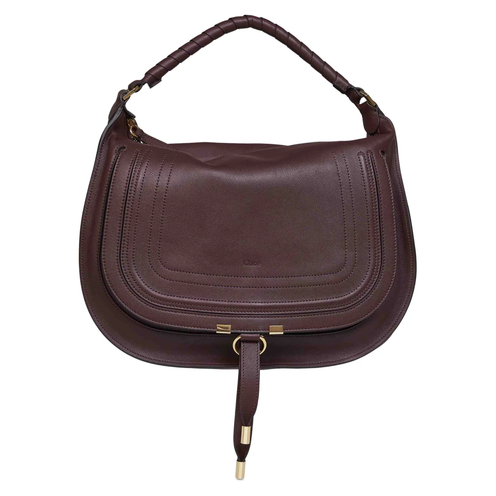 Chloé Brown Marcie Shoulder Bag - Female - Handbags - One Size - Bags