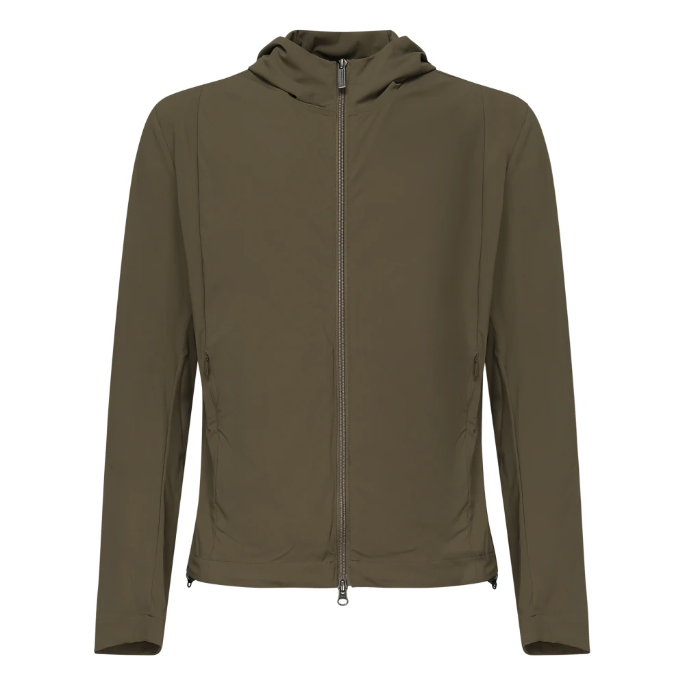 Colmar Men's Green Light Jackets, L, Military Zipper Coat
