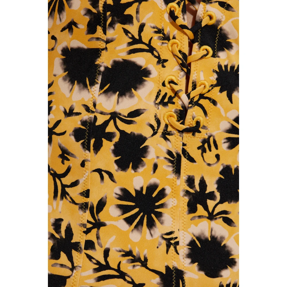 Ulla Johnson Eendelig badpak Zinnia Yellow Dames