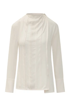 Blus med sömdetalj