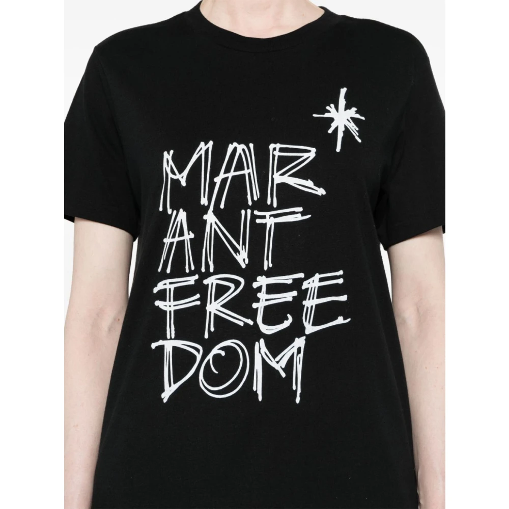 Isabel Marant Étoile Zwarte T-shirts en Polos Collectie Black Dames