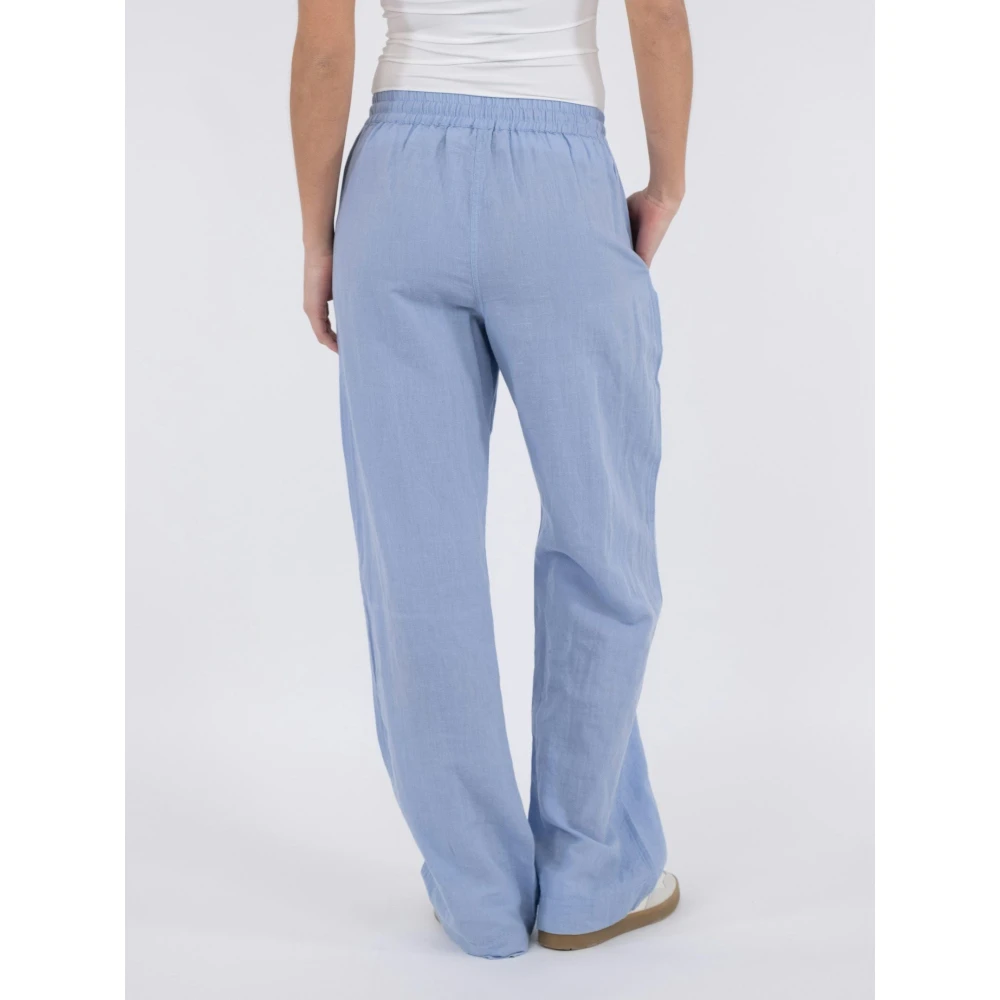 NEO NOIR Wide Trousers Blue Dames