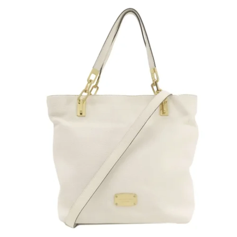 Michael Kors Pre-owned Leather shoulder-bags White Dames