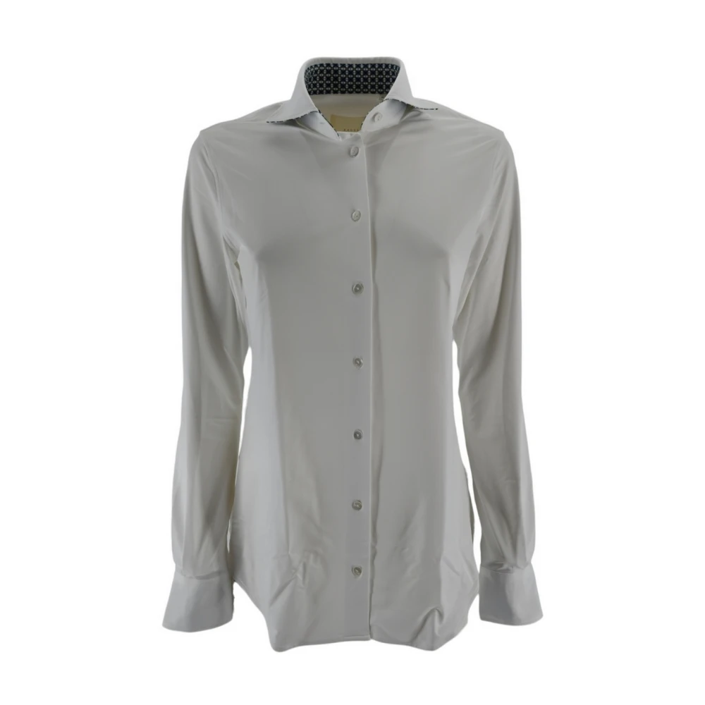Xacus Witte Actieve Stof Damesoverhemd White Dames