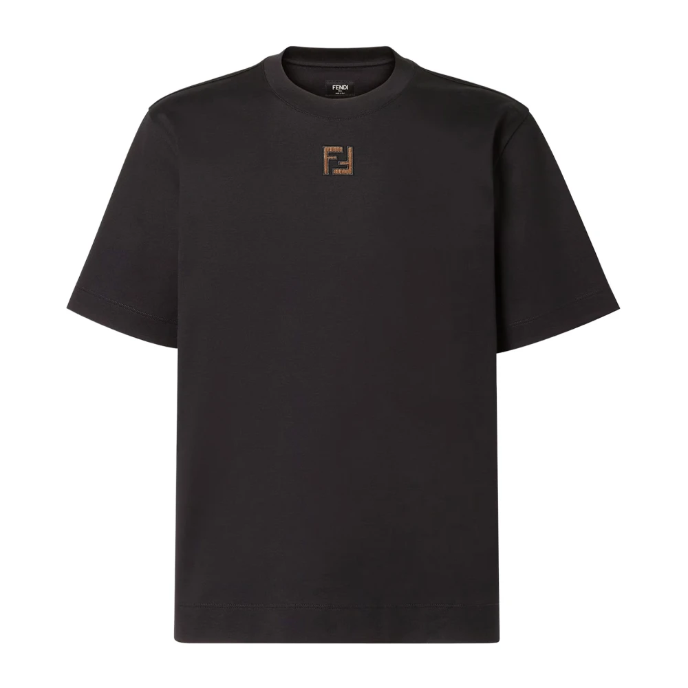 Fendi Men's Black T-Shirts, Xl, T-Shirt
