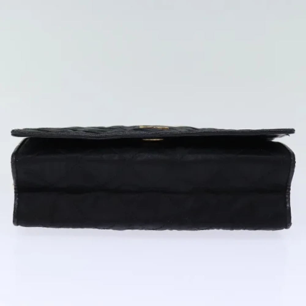 Chanel Vintage Pre-owned Satin chanel-bags Black Dames